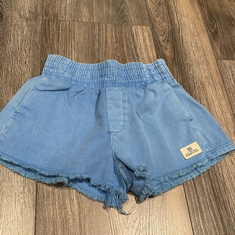 Urban outfitters blue high waisted jean shorts